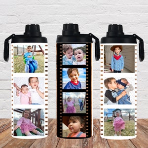 Photo Tumbler, Custom Father's Day Gift, Photo Gift for Mom, Gift for Dad, High Quality Picture Tumbler, water bottles for kids