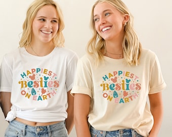 Happiest Besties On Earth Shirt, Theme park Shirt , Mouse Shirt Trip, Matching WDW Family Shirts