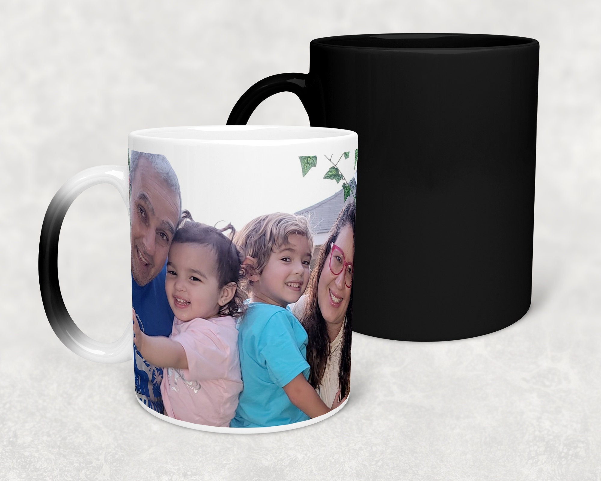 Personalized Custom Name Coffee Magic Mug Hot Cold Picture – The
