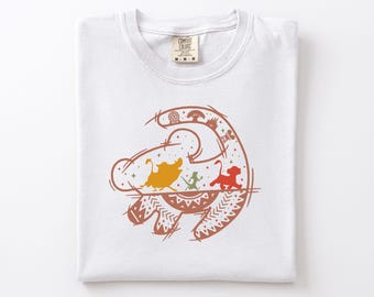 Lion King Comfort Colors T-Shirt, Retro Cartoon Graphic Tee