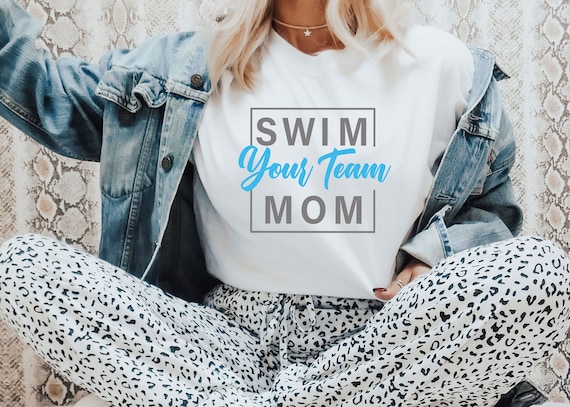 Swim Mom Shirt, Sports Team Pride, Mother's Day Gift
