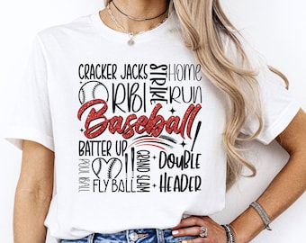 Baseball Shirt, Custom Baseball Shirt, Game Day Shirt, Baseball Season Shirt, Baseball Mom Shirt, Baseball Shirt, Retro Baseball Shirt