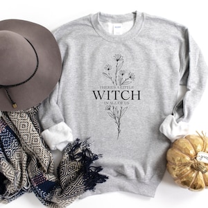 Witchy Woman Graphic Quote T-Shirt - Short-Sleeved Cotton Halloween Witchcraft Magic Tee in Various Colors | Wiccan Shirt Gifts for Her
