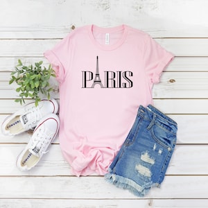 Paris T-Shirt, Eiffel Tower, Europe, Travel, Gift shirt, Vacation T-Shirt