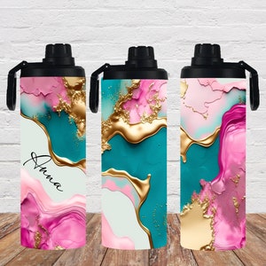 3D Custom Name tumbler with screw lid, personalized water bottle, custom water bottle, Birthday Gift, Christmas Gift, coffee cup