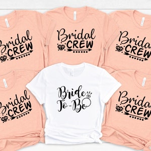 Bridal crew tshirt, Bachelorette Party, Bridal Squad Shirt, Bridesmaid Proposal Shirts, Bridal Shower Shirt, Bridal Party Gift,Wedding Party