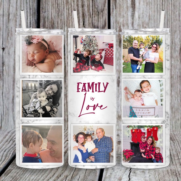 Photo Tumbler, 30 oz tumbler, Custom Father's Day Gift, Photo Gift for Mom, Gift for Dad, High Quality Picture Tumbler, Gift for Papa