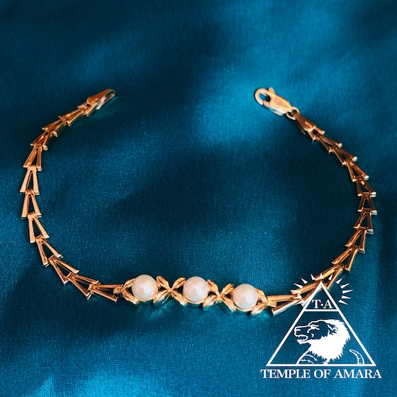 10k Gold Pearl Bracelet Gold Bracelet For Women Pe
