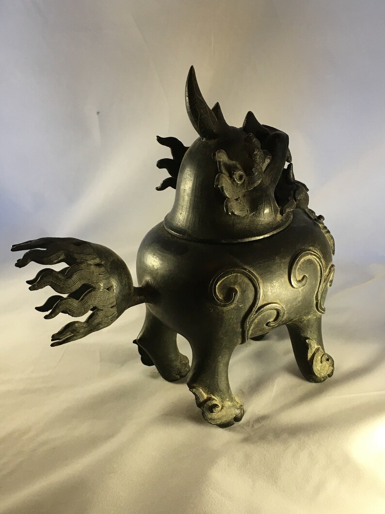 Foo Dog Incense Burner Chinese Over 350 Yrs Old Etsy