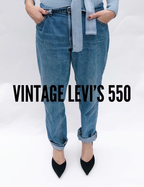 levi's 550 classic relaxed tapered jeans