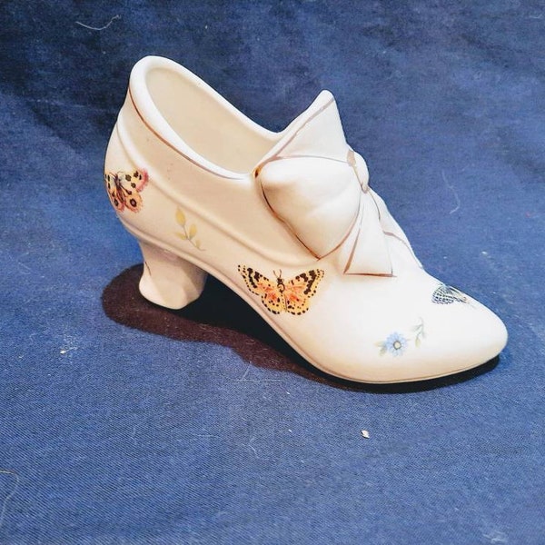 Vintage Ceramic Shoe - Burton & Burton Morning Meadows Botanical