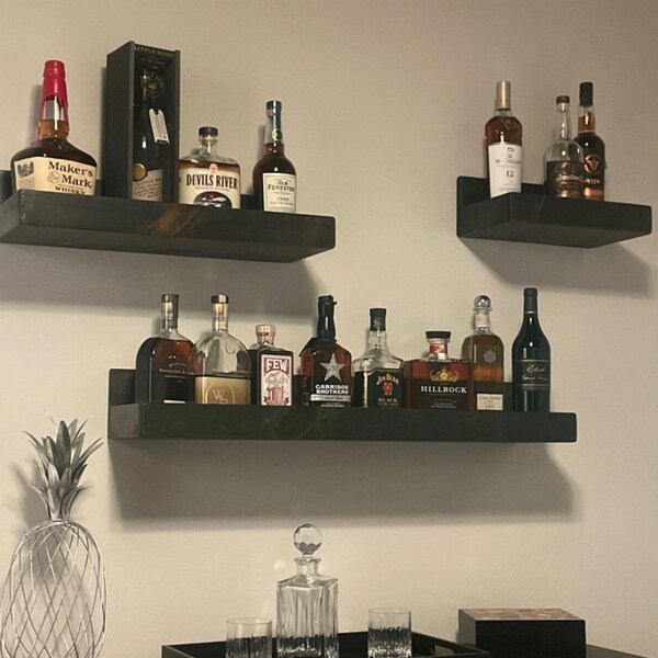 Bar Shelf Wall Etsy