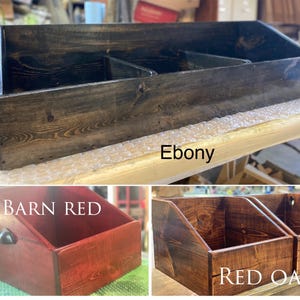 Vinyl Record Storage Box | Reclaimed Wood Album Display Crate | Rustic LP Collection Organization | Vinyl Record Gift image 9