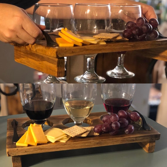 Wine flight caddy new arrivals