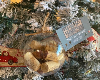 Wine Cork Ornament