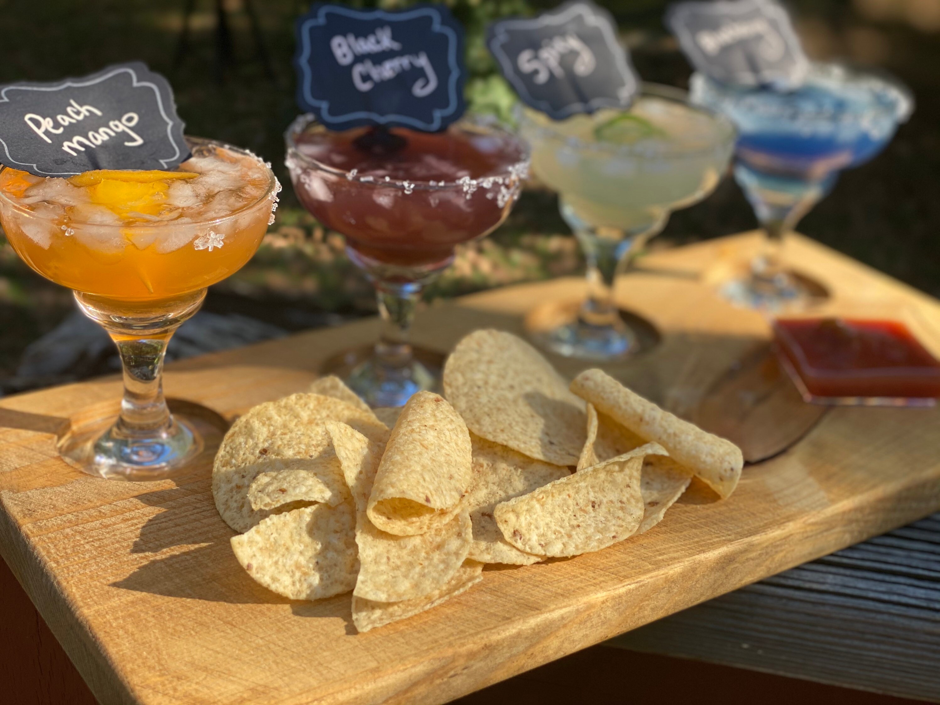 Handcrafted Margarita Flight Board Includes 4 Mini Margarita Etsy