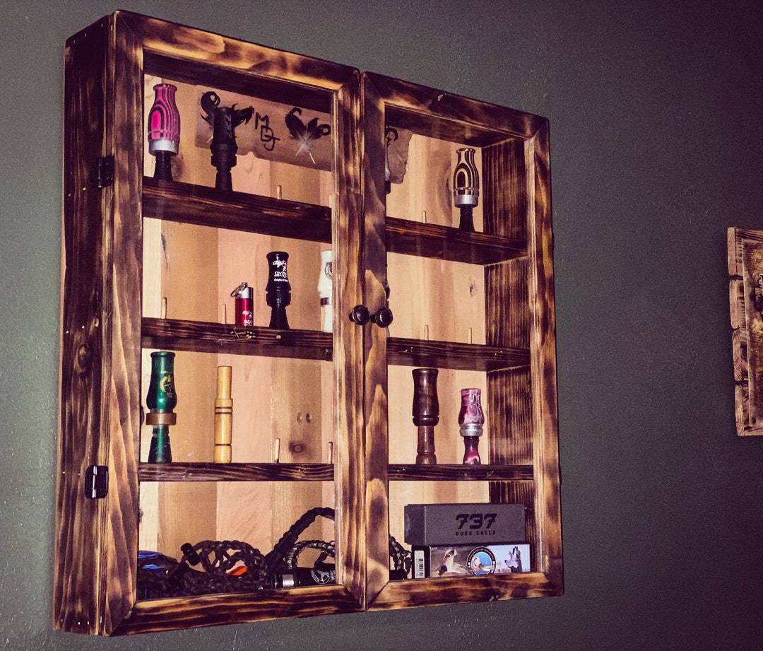 Duck Call Case Shot Glass Essential Oil Storage Storage Shelf