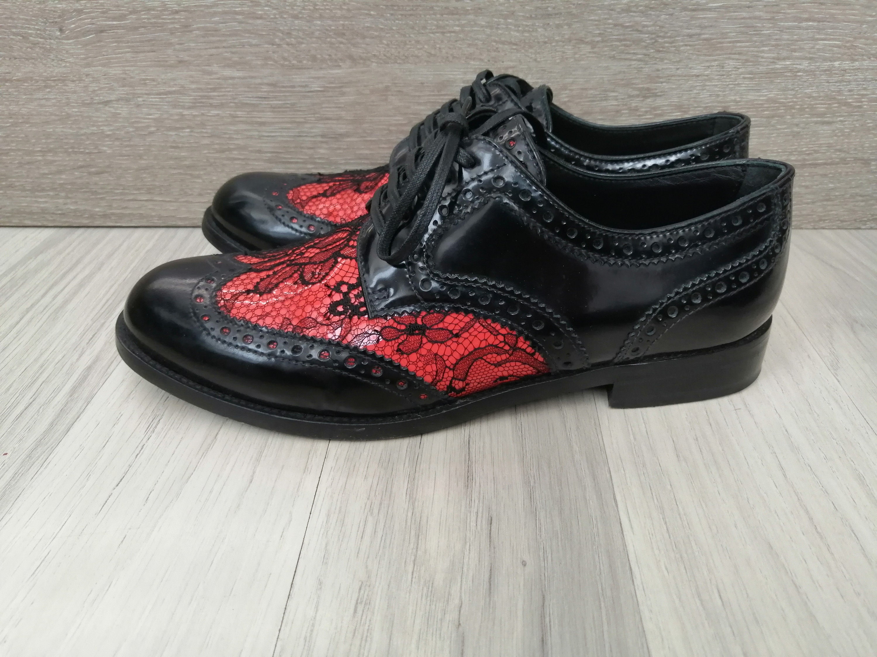 Dolce & Gabbana Lace up Shoes EU 37 / US 6 Vintage - Etsy