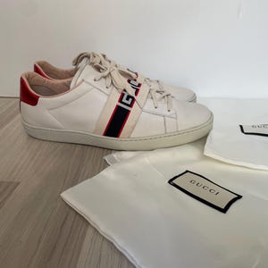 Gucci leather Unisex sneakers EU 41.5/ UK 7 Vintage
