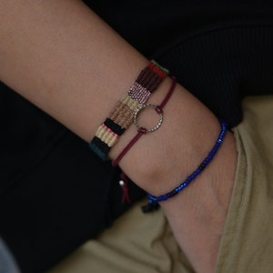 Handwoven Bracelet,Woven Handmade Bracelet,Loom Bracelet,Gift for her,Fiber Art Jewelry,Boho chic,Textile Jewelry