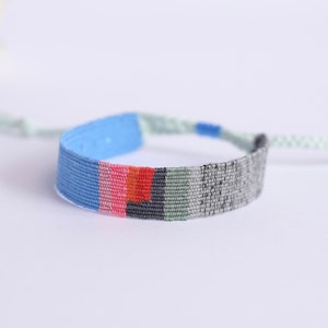 Handwoven Bracelet,Silk Woven Bracelet,Woven Handmade Bracelet,Loom Bracelet,Gift for her,Fiber Art Jewelry,Boho chic,Textile Jewelry,