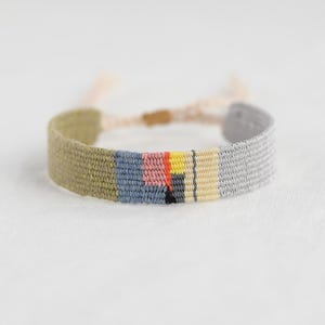 Handwoven Bracelet,Loom Bracelet,Silk Handwoven Bracelet,Abstract Art Jewelry,Textile Jewelry,Boho Chic