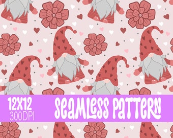 Love gnome digital pattern