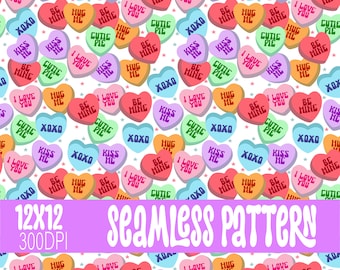 Valentine hearts and stars
