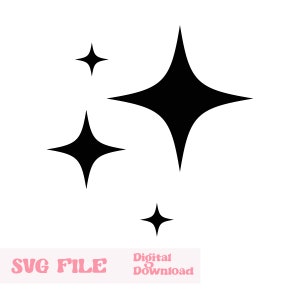 star sparkle svg, diamond shape svg, clipart svg, sparkle shape svg