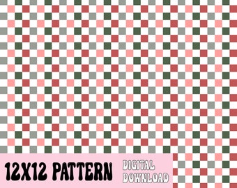 Christmas Plaid Digital Patterns, Seamless Pattern, Christmas digital paper, Christmas checkered png, fabric pattern, Christmas pattern