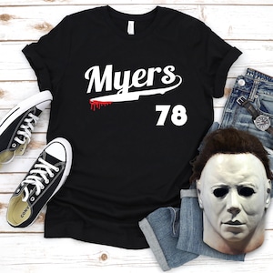 T-shirt Di Halloween Team Myers, t-shirt Halloween Jersey Number, t-shirt Halloween 78, t-shirt Horror, Unisex Shirt
