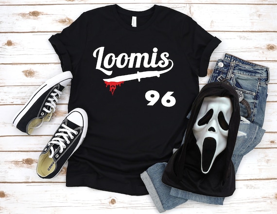 Team Loomis Halloween T-shirt, Loomis T-shirt, Halloween Jersey Number T- shirt, 90s Horror, Unisex T-shirt 