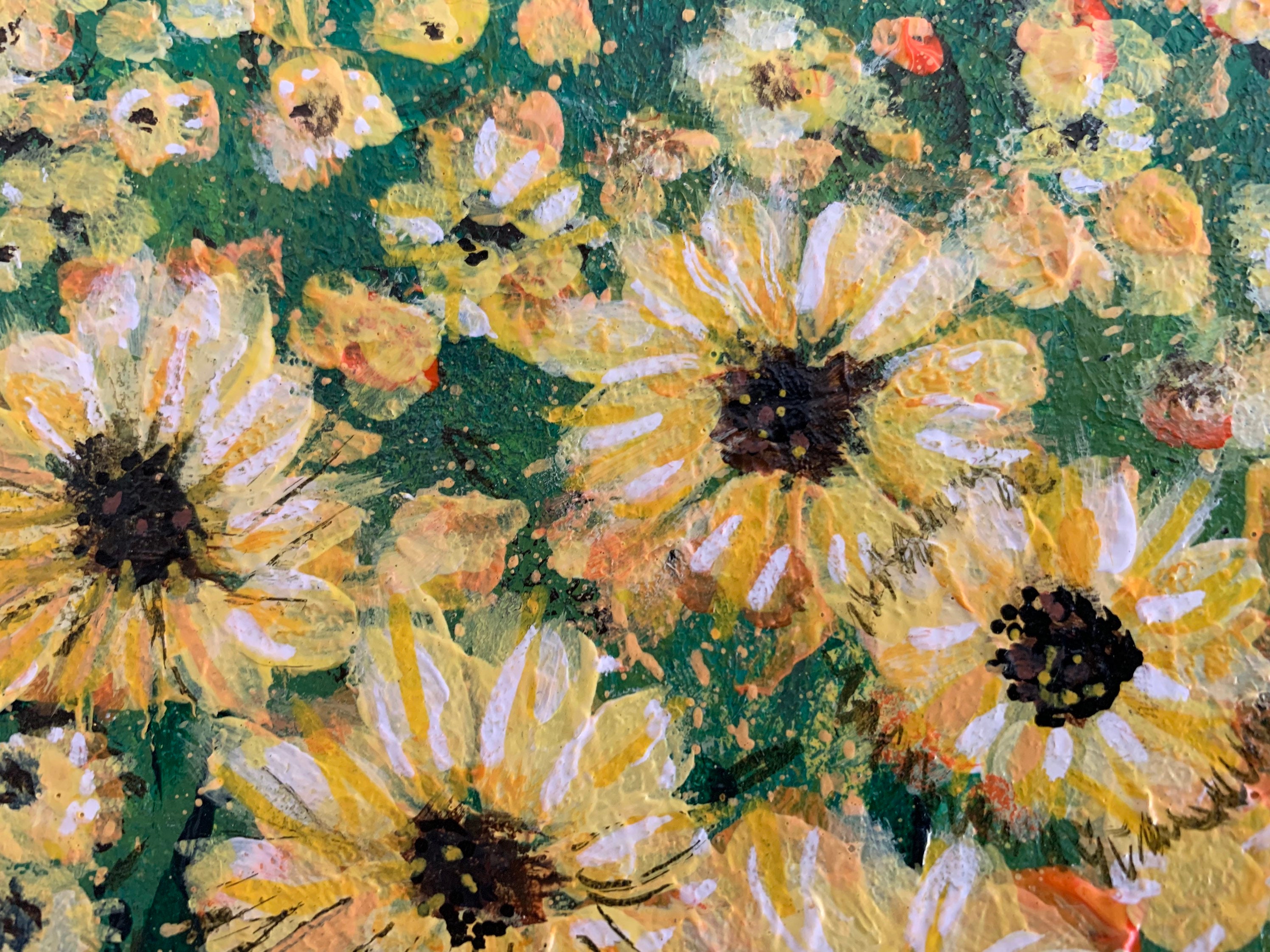 Original Unframed Acrylic Painting on 12 X 9 Paper Etsy