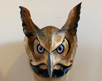 Owl Leather Mask