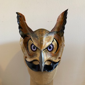 Owl Leather Mask