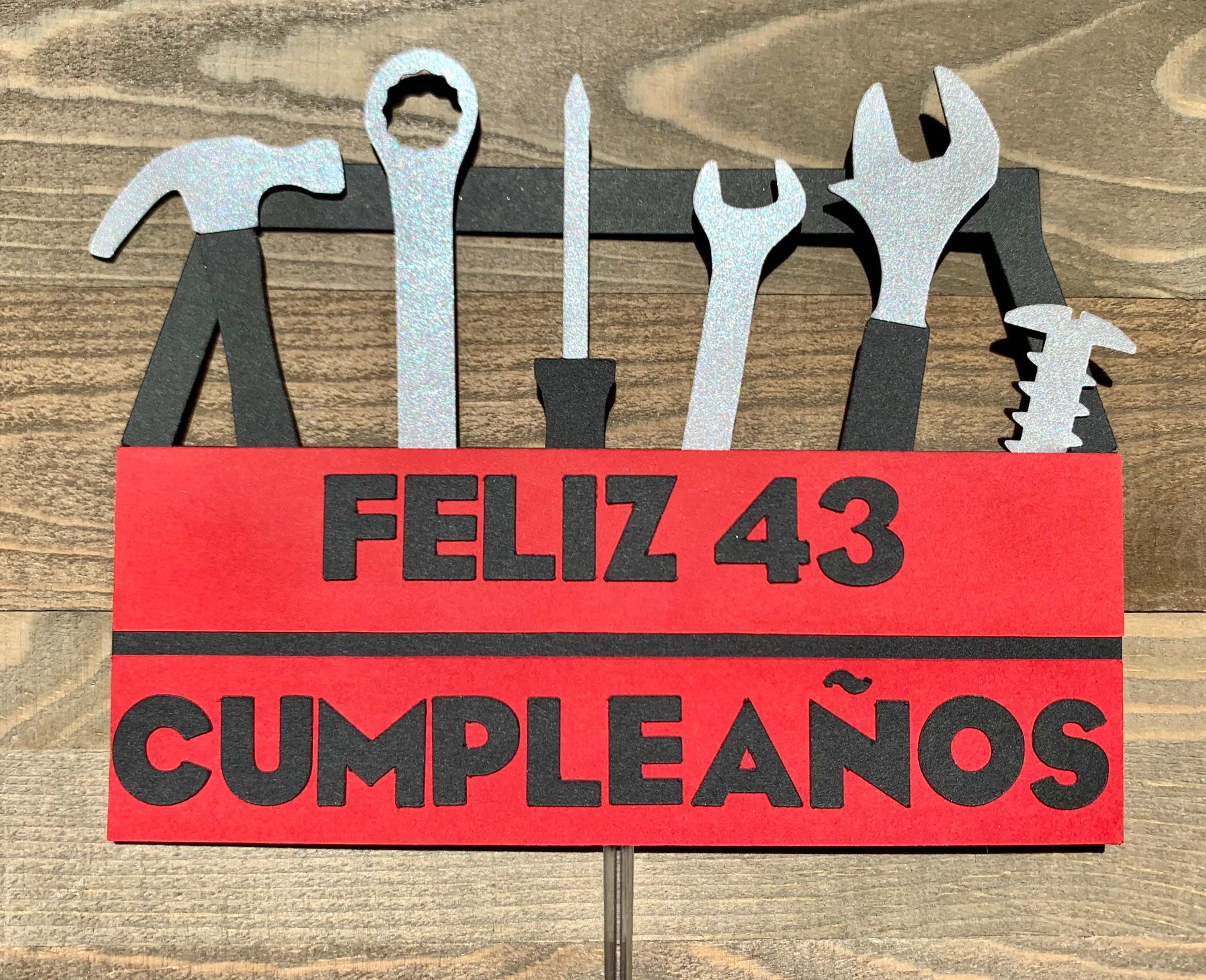 Tools Cake Topper Handyman Cake Topper Mechanic Cake Topper - Etsy