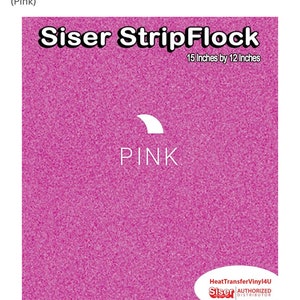 Heat Transfer Vinyl Pink Glitter Siser Glitter HTV 11.8"x5yd Roll