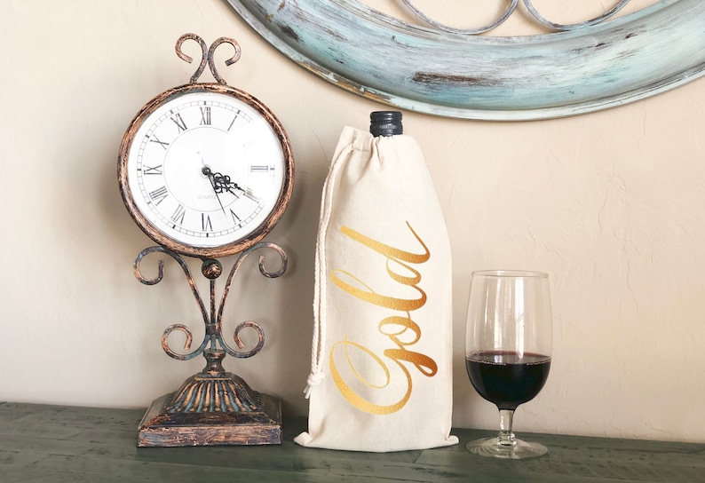 Hostess Gifts Wine carrier Personalized Gifts Wine lovers gift Favor Bags Thank you gift Canvas Wine bags Housewarming gift