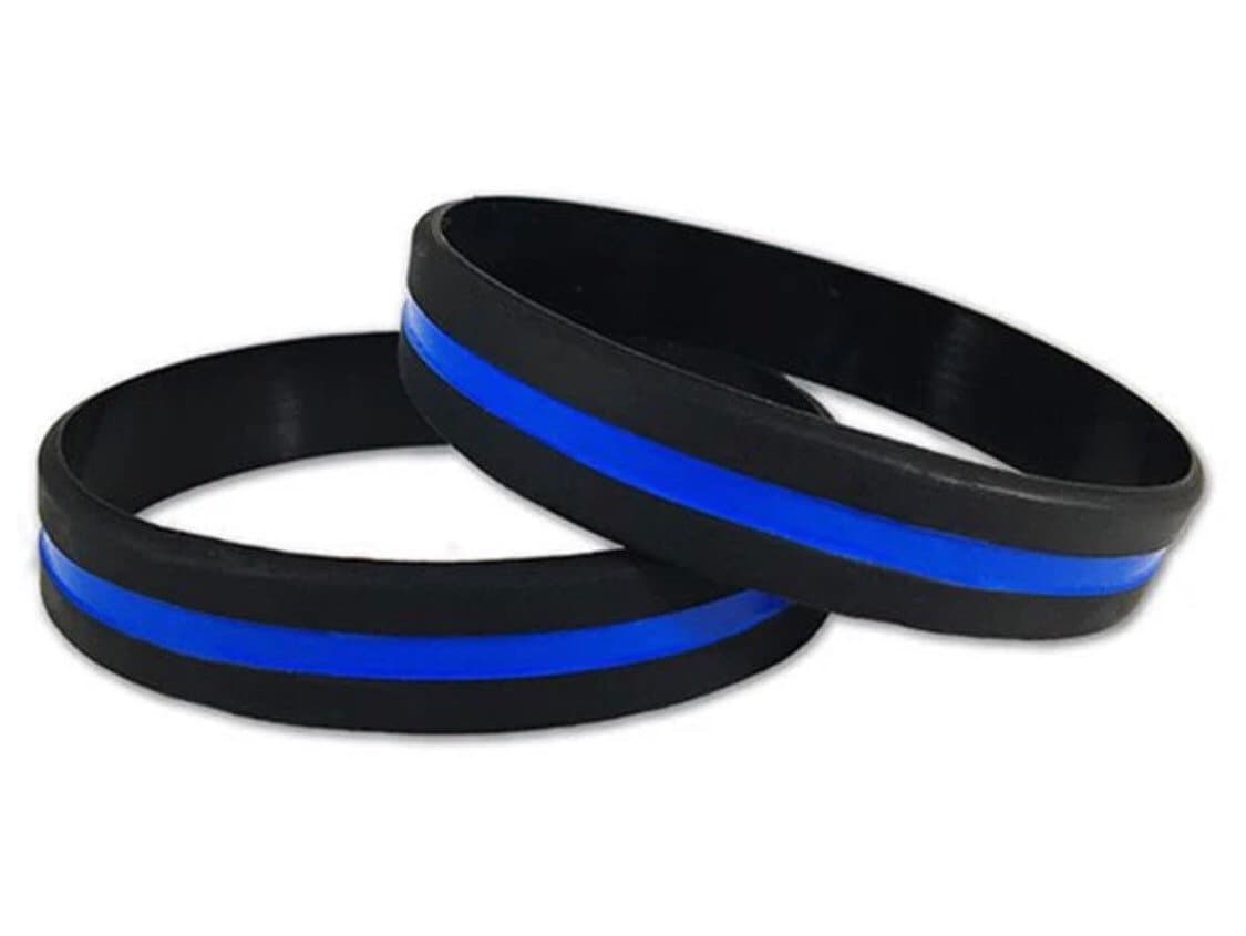 Blue line hotsell wristband