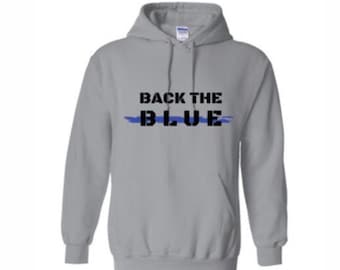 VOLVER LA SUDADERA CON CAPUCHA AZUL