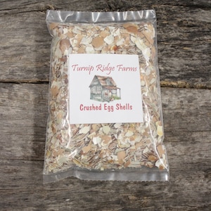 crushed eggshells, calcium supplements, fertilizer, garden supply, chickens, soil prep, pet calcium supplements