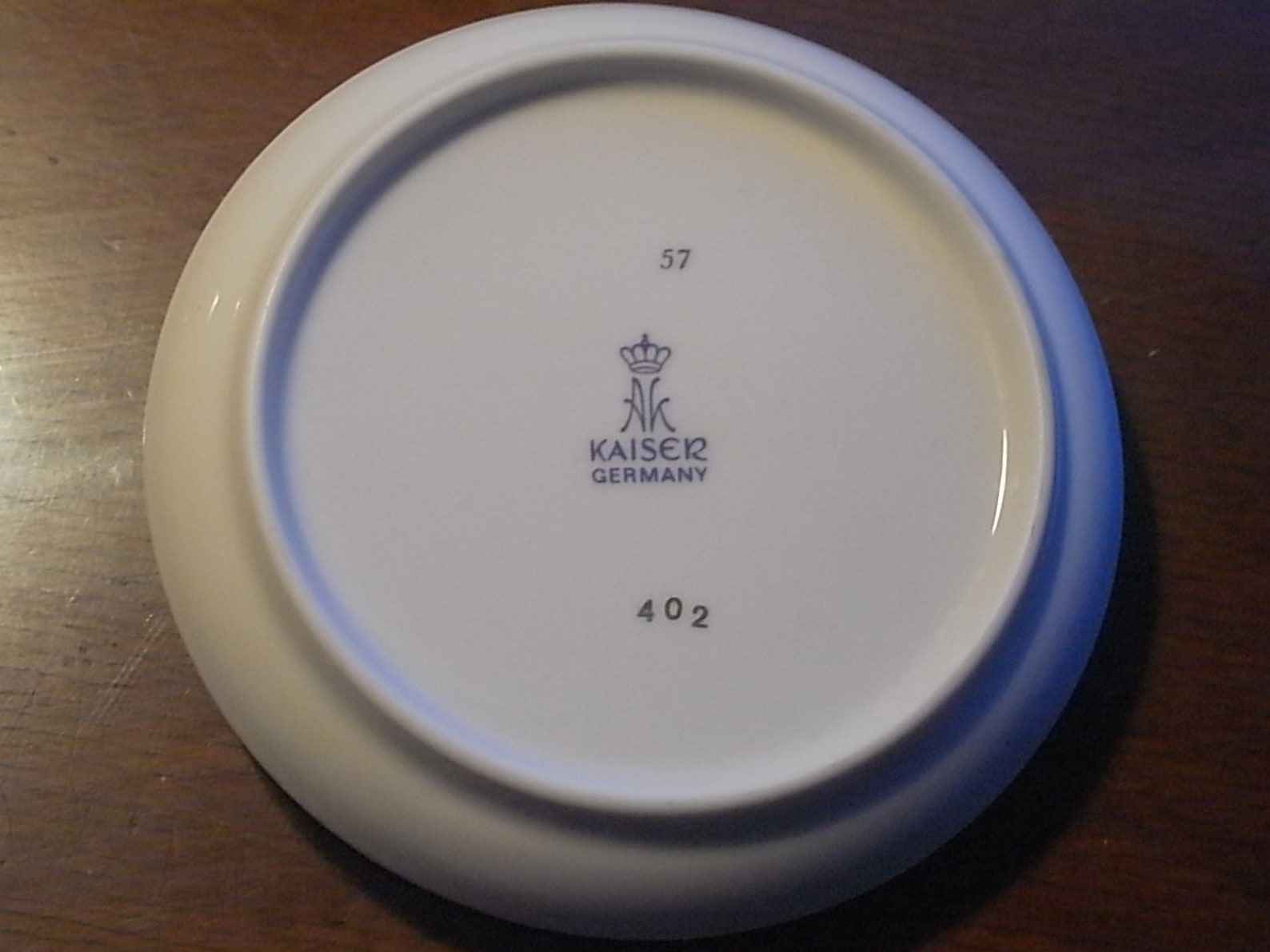 Kaiser Porcelain Ornamental Plate Bird Motif Germany with