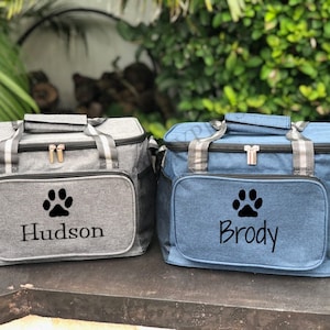 Pet Bag, Pet Cooler Bag, Pet Cold Food Cooler, Personalized Pet Bag