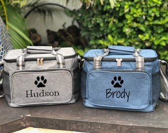Pet Bag, Pet Cooler Bag, Pet Cold Food Cooler, Personalized Pet Bag