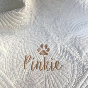 Personalized Dog Blanket - Custom Dog Blanket - Dog Blanket - Personalized Dog Quilt Blanket - Custom Pet Blanket- Pet Blanket- Dog Bedding image 14