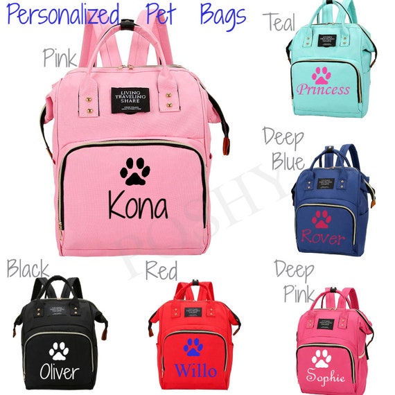 Personalized Pet Tote Backpack Pet Bag 