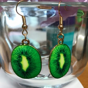 Kiwi earrings