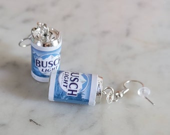 Light beer can earrings