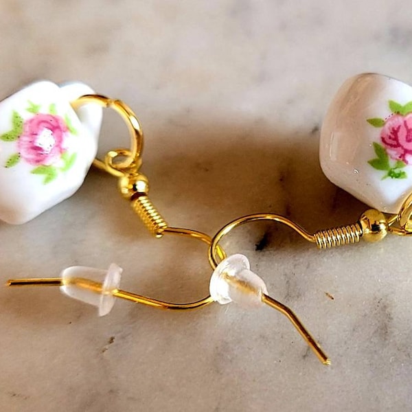 Teacup earrings