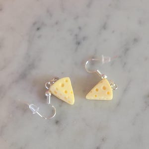 3D Cheese Earrings